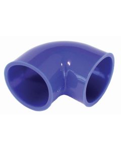 76 millimetre Blue 90 Degree Rubber Intake / Induction Pipe Joining Sleeve