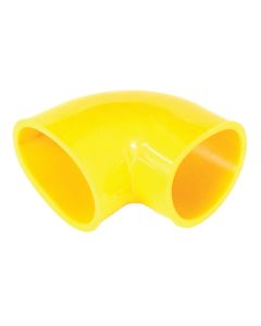 76 millimetre Yellow 90 Degree Rubber Intake / Induction Pipe Joining Sleeve