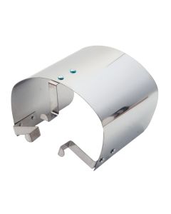 Silver Air Filter Shield to fit 76 millimetre Inlet Base Air Filters