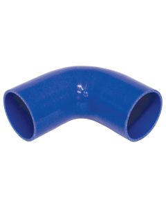 Blue 76 millimetre Reinforced 90 Degree Rubber Induction Pipe Joining Sleeve