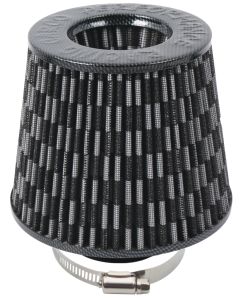 Carbon 63 millimetre Inlet Standard Open Top Cone Air Filter