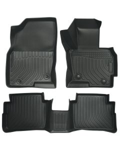 Heavy Duty 3 Piece Moulded Car Mat Set for Isuzu D-Max from 2015 to 2019