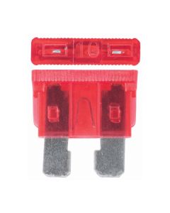10 Amp Pack of 100 Plug In Fuse