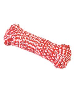 10 millimetre x 30 Meter Red and White Ski Rope Roll
