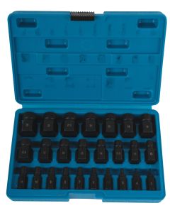Toolco 25-Piece Multi-Spline Screw Extractor Set
