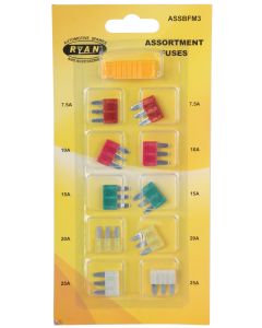 RYAN 10 Piece 3 Blade Micro Fuse Kit
