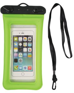 Waterproof Cellphone Pouch with Lanyard (200 x 110mm) - Green