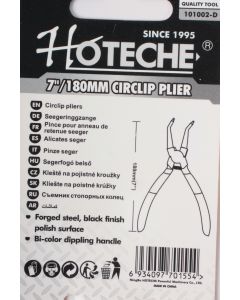 Hoteche 180mm Internal Bent Circlip Pliers