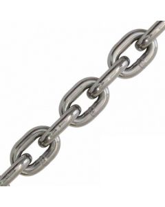 Stainless Steel Medium Link 8mm Chain - 5 Metres