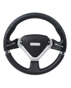 Black PVC Steering Wheel - 320mm Diameter