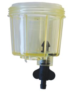 Marine Fuel Water Separator Bowl with Screw Tap