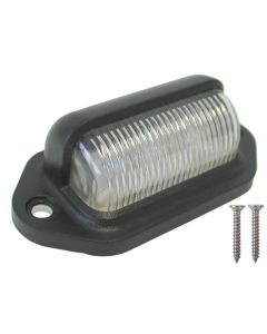 LED Number Plate Lamp (12 Volts) - Black