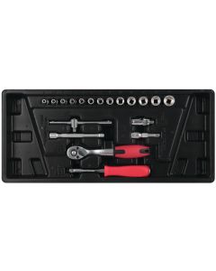 174-Piece Tool Kit in 6-Drawer, 4-Wheel Trolley