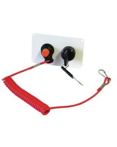 Marine Kill Switch and Ignition Panel - White