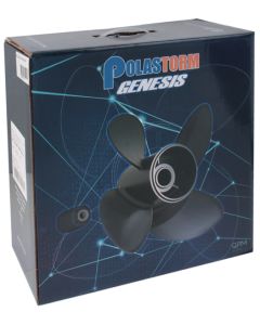 Polastorm Genesis Propeller for Suzuki Boat Engines - 3 x 13 1/4 x 17 Inch