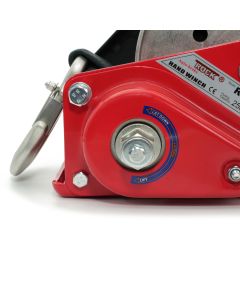Rock Auto-Brake Hand Winch with Belt - 2500lbs/1135kg Capacity