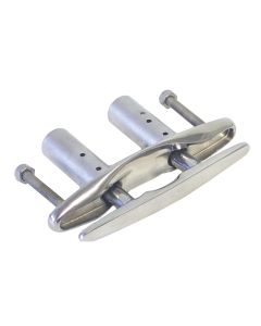125mm Retractable/Flush Cleat for Boats - Marine Grade 316 Stainless Steel