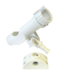 Plastic Fishing Rod Holder for Boats - White