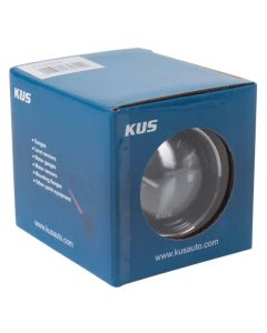 KUS 52mm Fuel Level Gauge for Boats - 12 Volt (Black with Silver Trim)