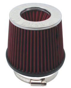 Air Filter with Rubber Base - 76mm (Red)