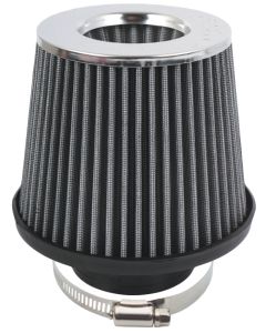 Air Filter with Rubber Base - 76mm (Silver)