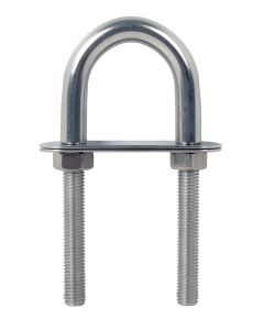 U-Bolt for Boat Rigging - 12 x 150mm (Marine Grade 316 Stainless Steel)