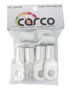 Carco 70H10 Tin-Copper Cable Lugs (10 Pack)