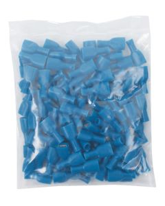 Blue Female Terminals - 6.3mm (100 Pack)