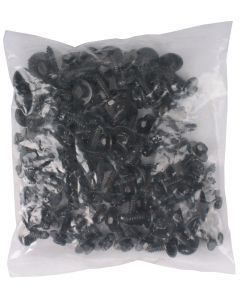 Black Panel Screws with Washer - 5mm (Pack of 100)