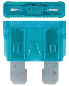 Automotive Plug-In Fuses - 15 Amp (Pack of 100)